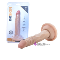 5inch Dildo Mini Cock Beige with Suction by Dr Skin 