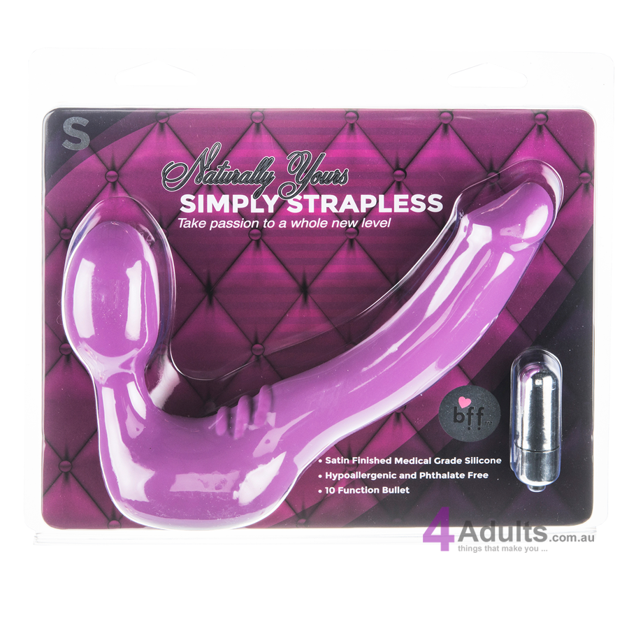 Strapless Strap On Vibrating Silicone S Purple Buy Direct Fr