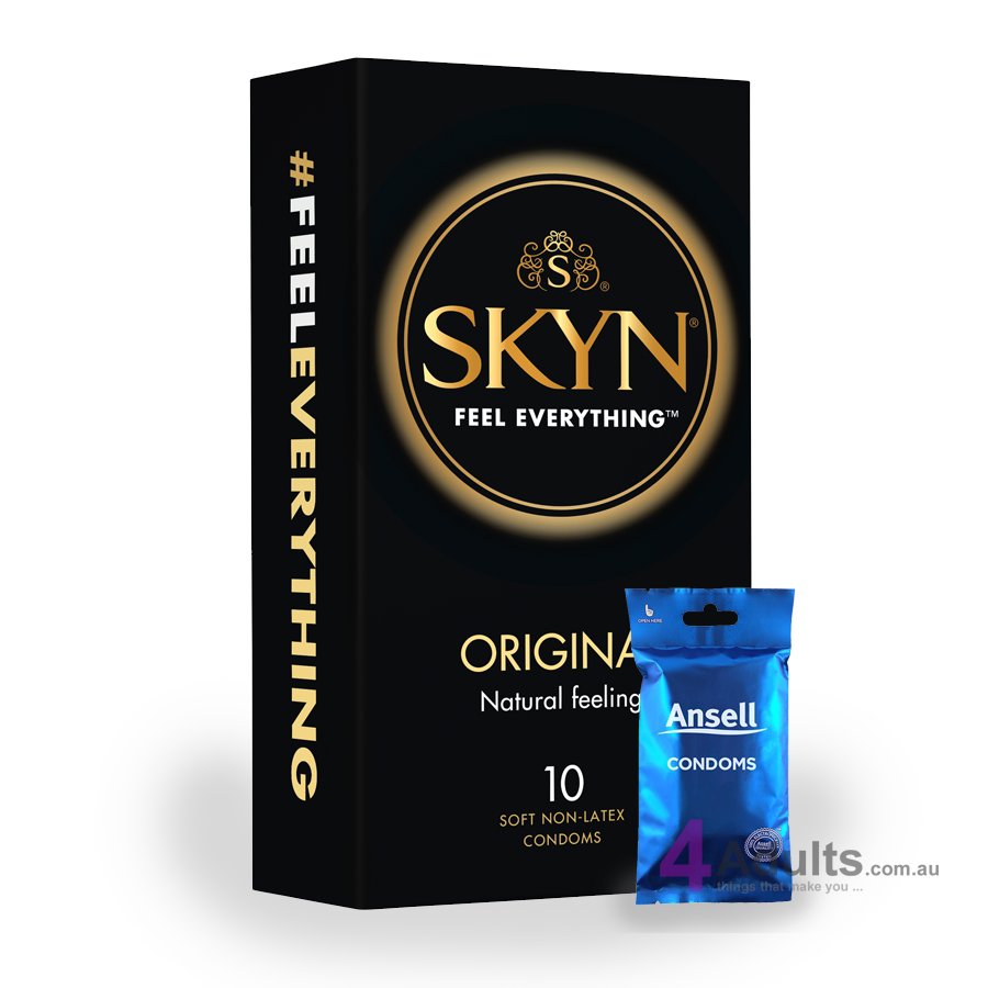 SKYN Original 10 Condoms by LifeStyles. Buy Direct from 4Adults