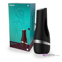 Satisfyer Men Classic Masturbator Black & Silver