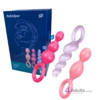 Satisfyer Plugs Booty Call 3 Pc Coloured