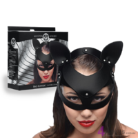 Bad Kitten Leather Cat Mask