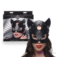 Naughty Kitty Leather Cat Mask