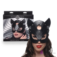 Naughty Kitty Leather Cat Mask