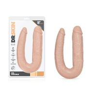 Double Dildo 18 inch Dr Double Vanilla by Dr Skin
