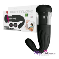 Rechargeable Breton Masturbator (Black) 