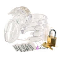 Male Chastity Kit Clear