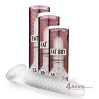 Fat Boy Checker Plate Textured Silicone Penis Sheath