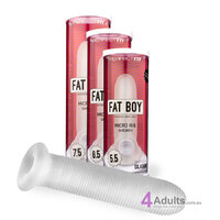 Fat Boy Micro Rib Textured Silicone Sheath