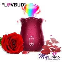 MyLibido "LUVBUD" Rose Bud Adult Oral Simulator, Vibrator, Massager Pink