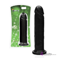 Cock w/ Suction Black 8in Dildo by IGNITE