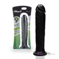 Cock w/ Suction Black 9in Dildo by IGNITE
