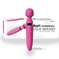 Shibari Deluxe Mega Wand Wireless 28X Pink