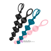 Satisfyer Spherical & Diamond-Shaped Anal Beads (2 Pce Set)