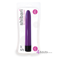 Shibari 10X Pulsations Vibrator 5in Purple