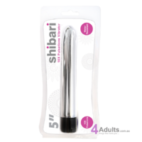 Shibari 10X Pulsations Vibrator 5in Silver